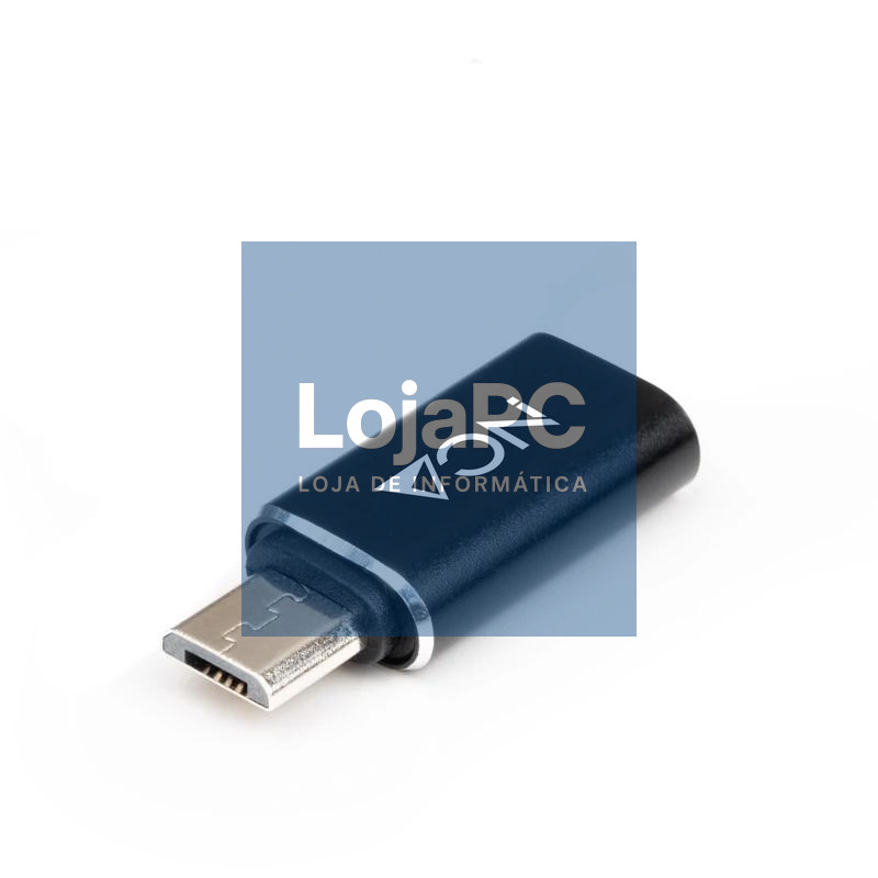Nanocable Adaptador Micro USB/M a USB-C/H Aluminio