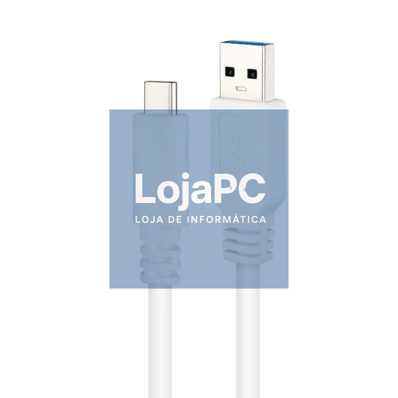 Nanocable Cable USB 3.1 Gen2 USB-C/A 2 M Blanco — imagem 2