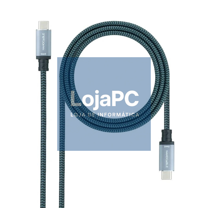 Nanocable Cable USB 3.1GEN2 5A USB-C-M-USB-C-M 3M