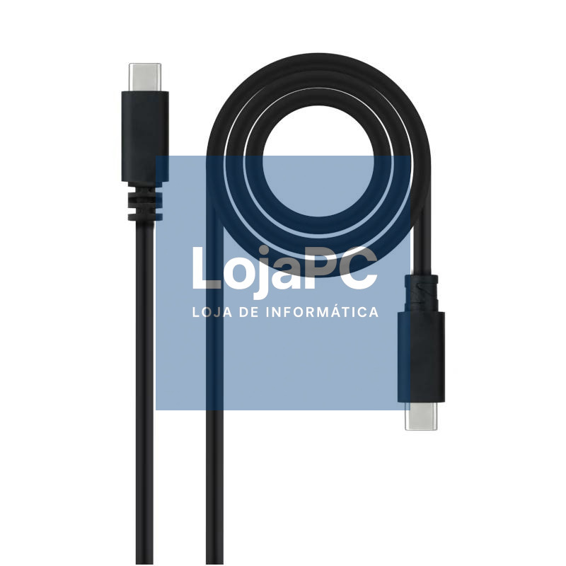 Nanocable Cable USB2.0 3A USB-C/M-USB-C/M 1.5 M