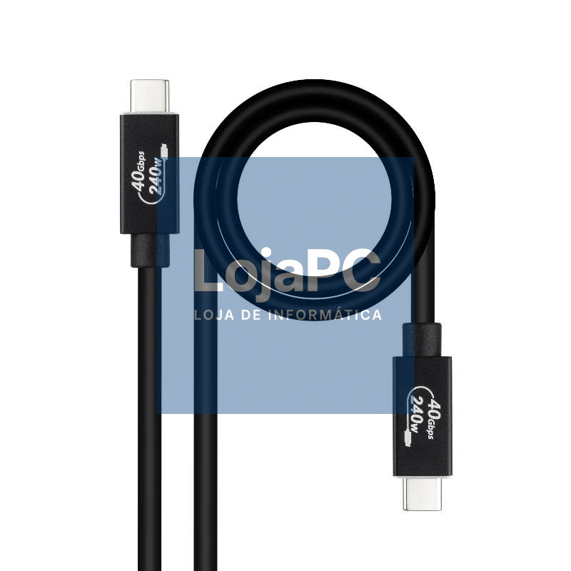 Nanocable Cable USB4 Gen3x2 40Gbps 240W USB-C 1M