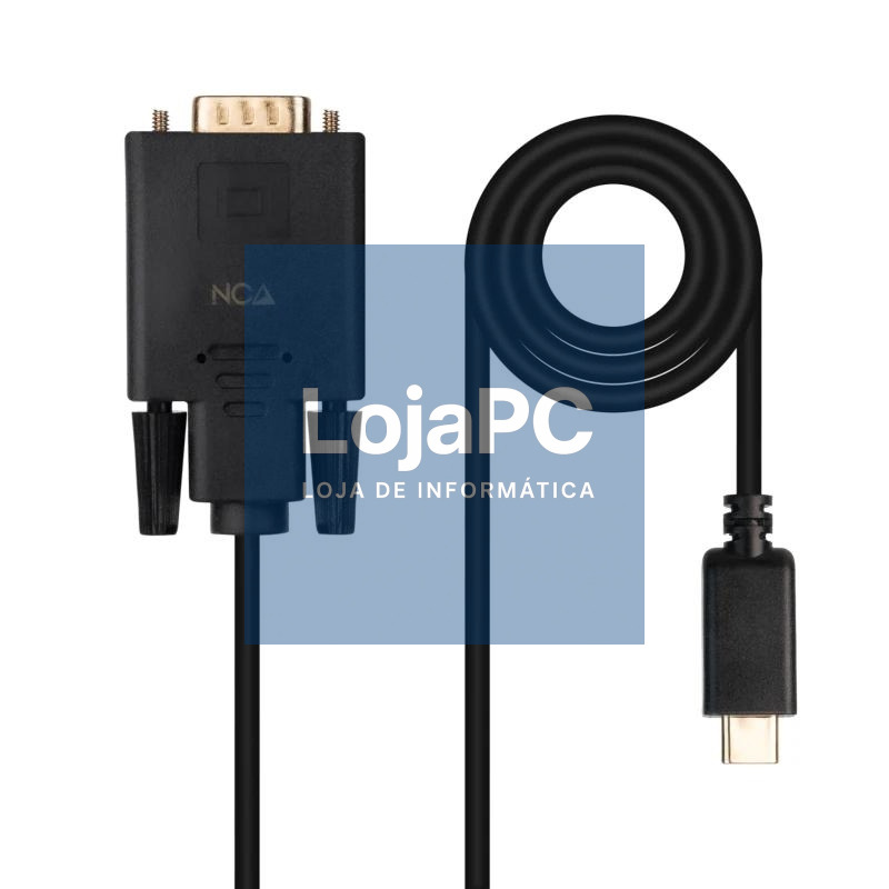 Nanocable Cable Conversor USB-C/M a VGA/M 1,8 M