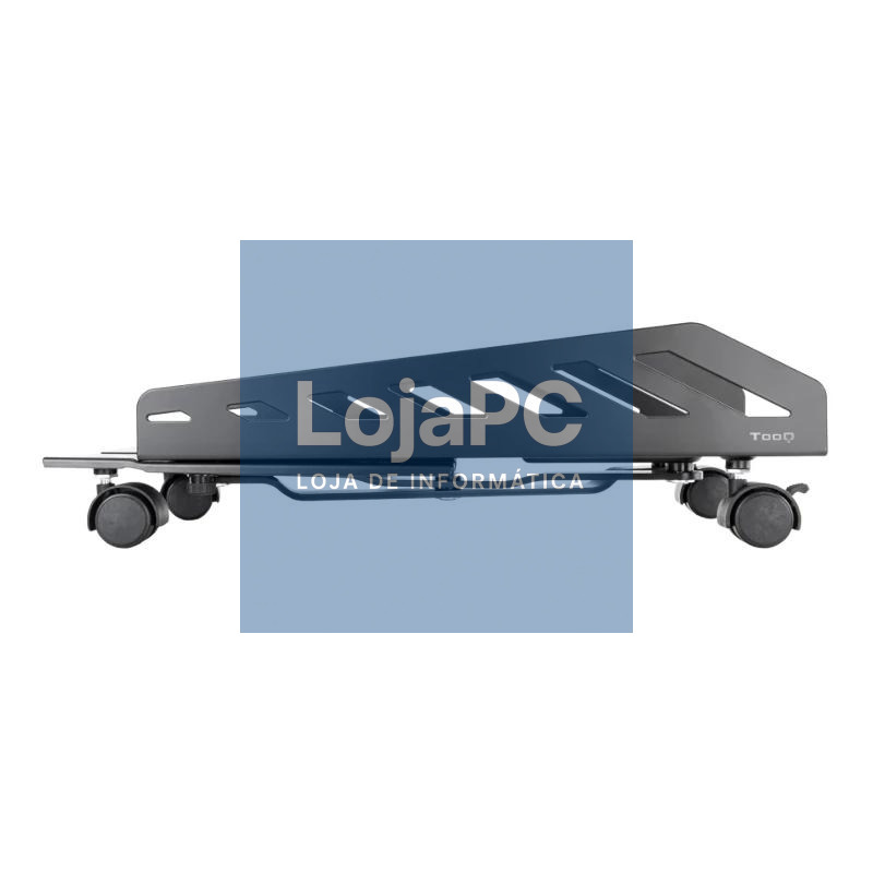 Tooq Soporte para CPU de suelo con ruedas negro — imagem 3