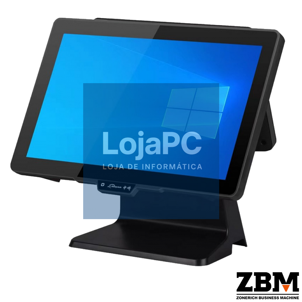 POS ZQ-T9656 - Intel J6412 / DDR4 8GB / SSD 120GB / Touch 15"/ Display Cliente 10"/ W11 PRO
