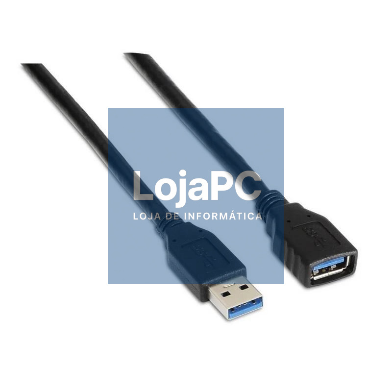 Aisens Cable USB 3.0 Tipo A/M-A/H negro 1.0m