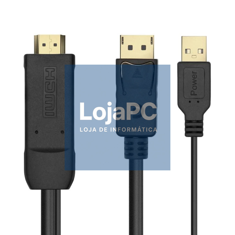 Aisens Conversor Activo HDMI A/M DP V1.2/M 1.8m — imagem 2