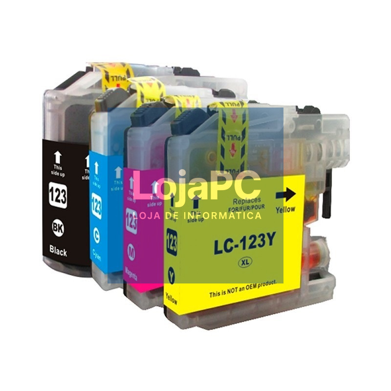 INKOEM Cartucho Compatible Brother LC123XL Magenta
