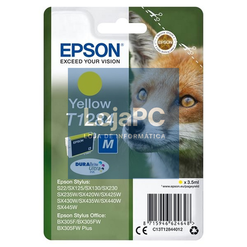 Epson Cartucho T1284 Amarillo