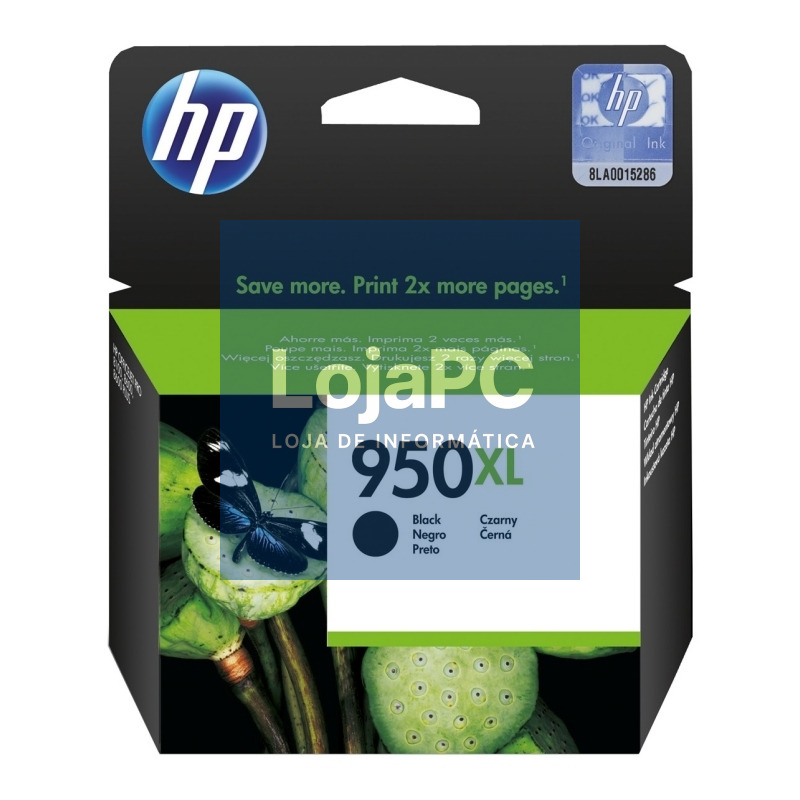 HP Cartucho 950XL Negro