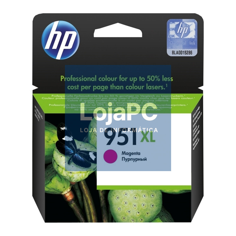 HP Cartucho 951XL Magenta