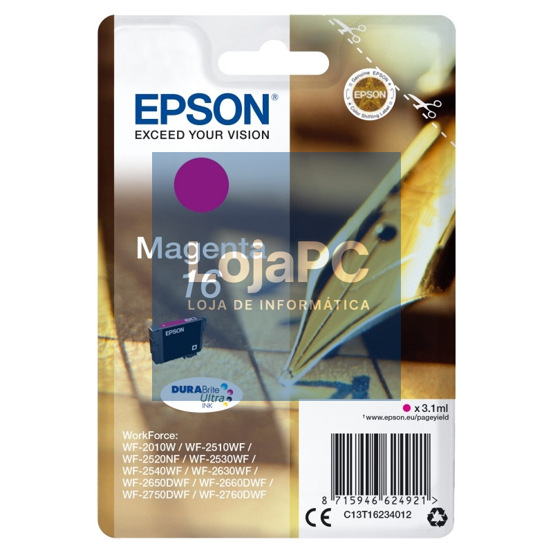 Epson Cartucho T1623 Magenta