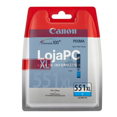 Canon Cartucho CLI-551C XL Cian