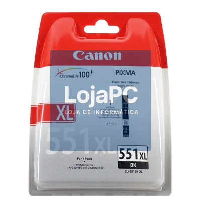 Canon Cartucho CLI-551BK XL Negro