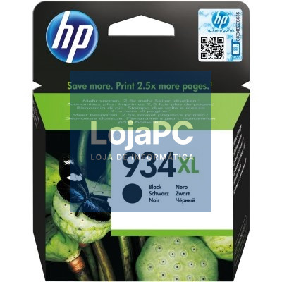 HP Cartucho 934XL Negro