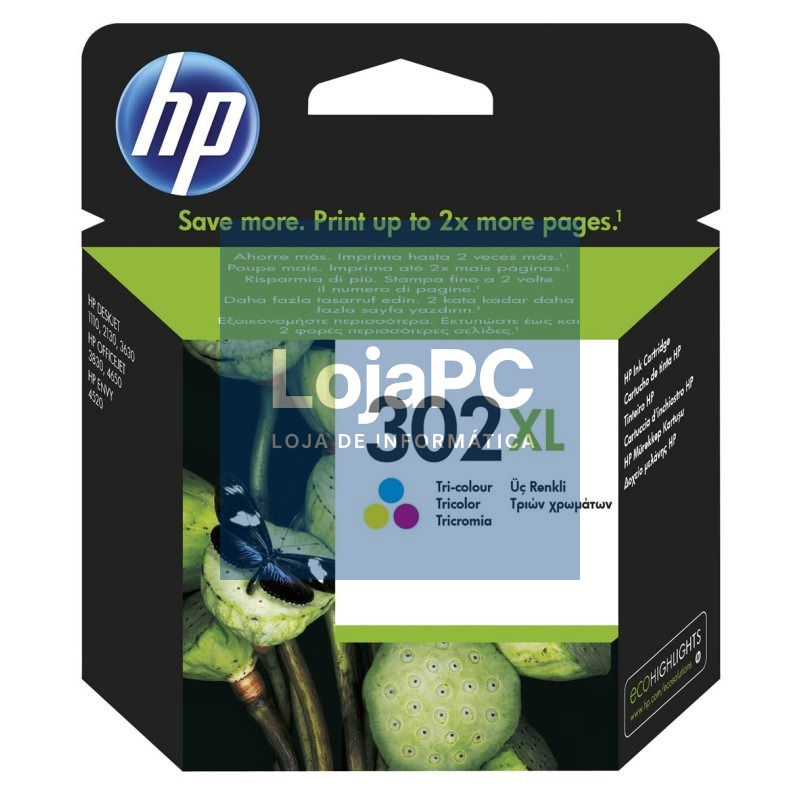 HP Cartucho 302XL Color