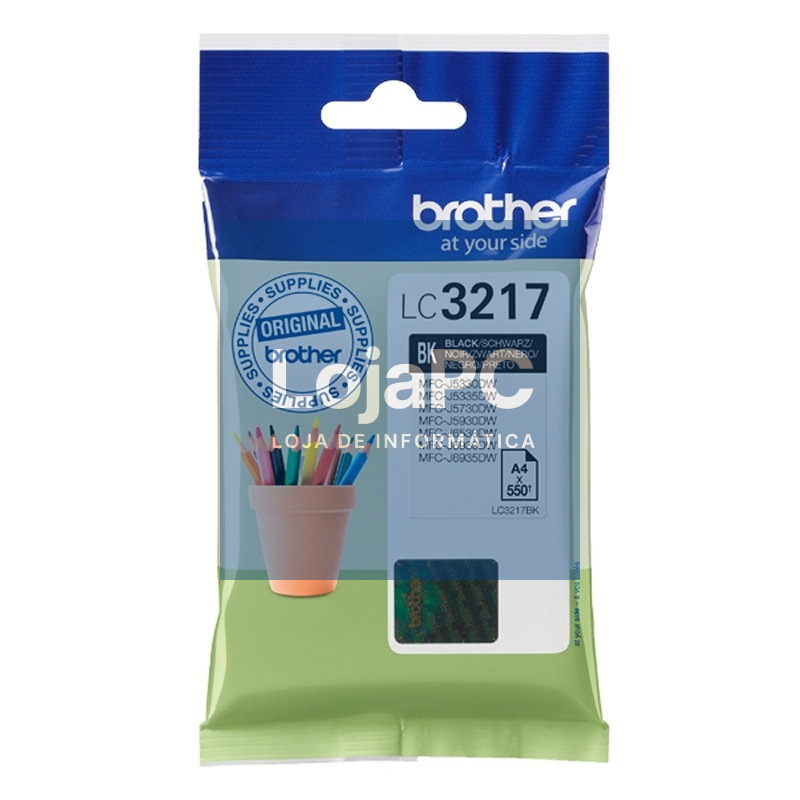 Brother Cartucho LC3217BK Negro