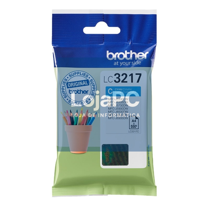 Brother Cartucho LC3217C Cyan