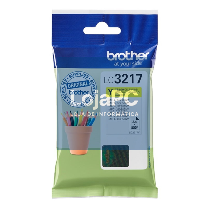 Brother Cartucho LC3217Y Amarillo