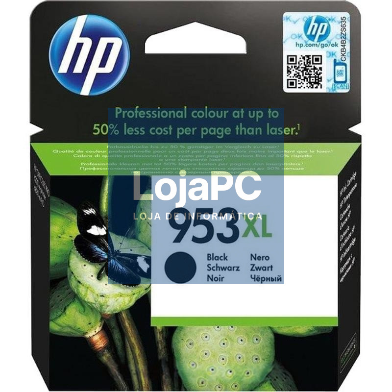 HP Cartucho 953XL Negro