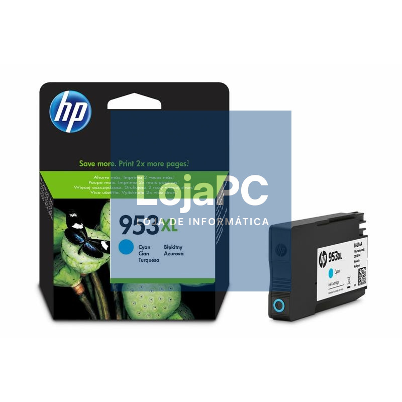HP Cartucho 953XL Cyan