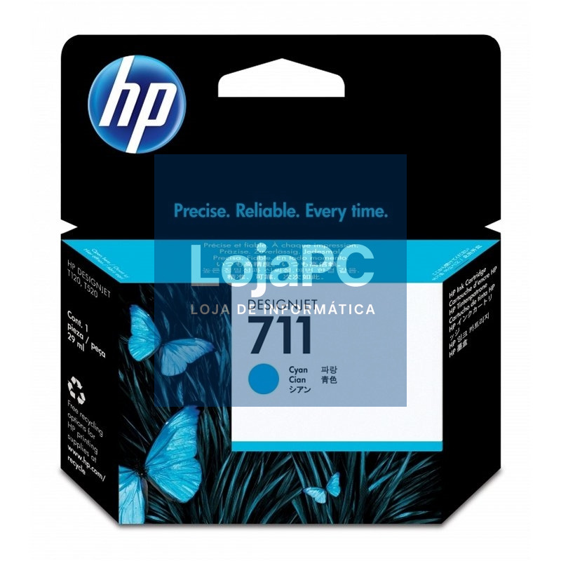 HP Cartucho 711 Cyan