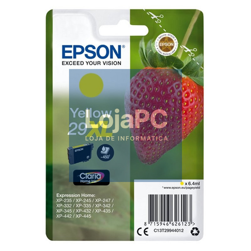 Epson Cartucho T2994XL Amarillo