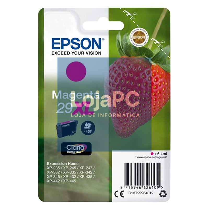 Epson Cartucho T2993XL Magenta