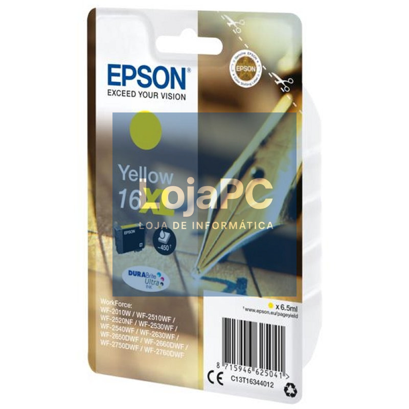 Epson Cartucho T1634XL Amarillo — imagem 3