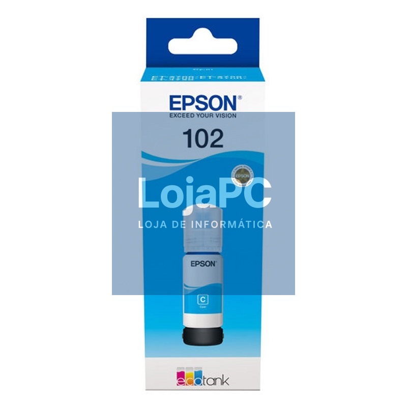 Epson Botella Tinta Ecotank 102 Cyan
