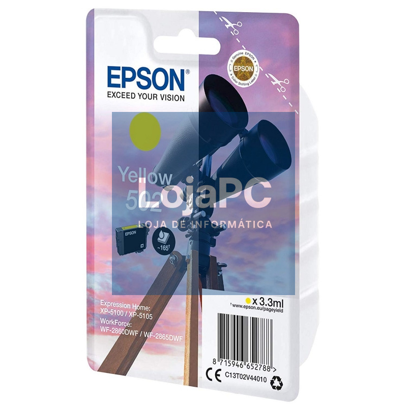 Epson Cartucho 502 Amarillo — imagem 2