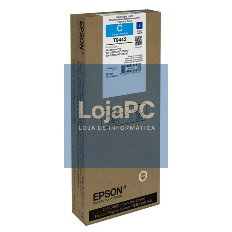 Epson Cartucho T9442 Cyan — imagem 2