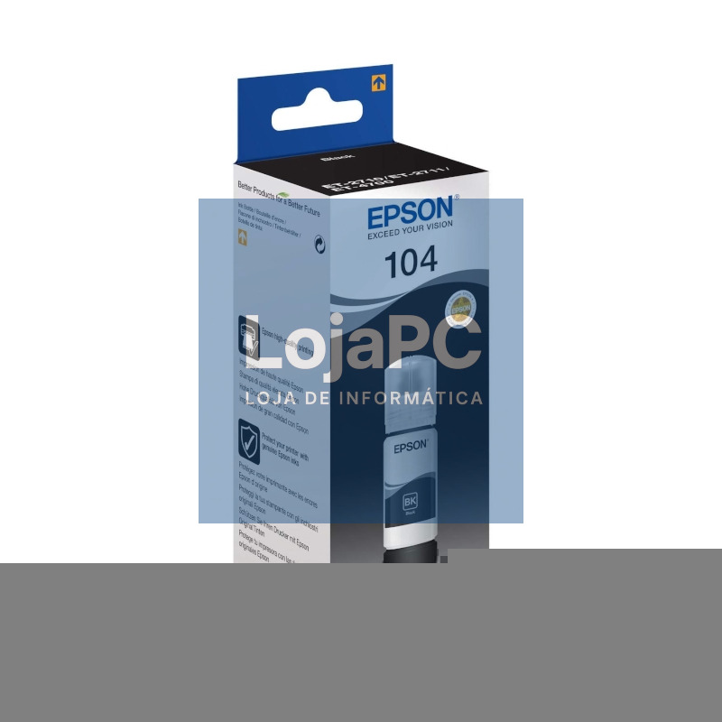 Epson Botella Tinta Ecotank 104 Negro