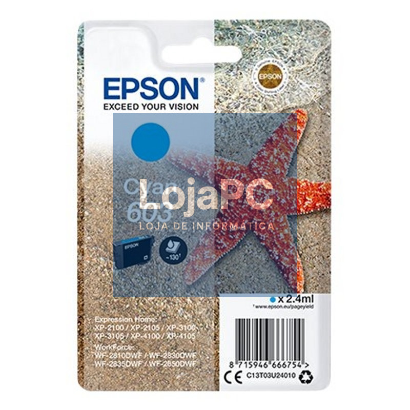 Epson Cartucho 603 Cyan