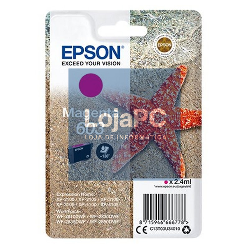 Epson Cartucho 603 Magenta