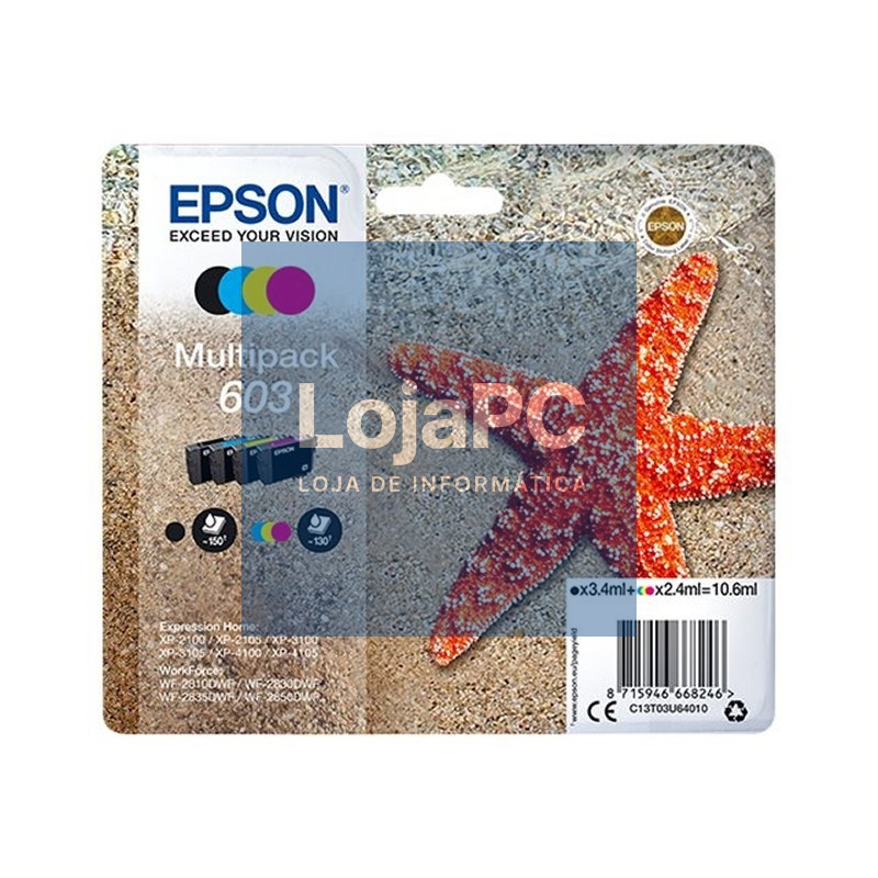 Epson Cartucho Multipack 603 4 Colores