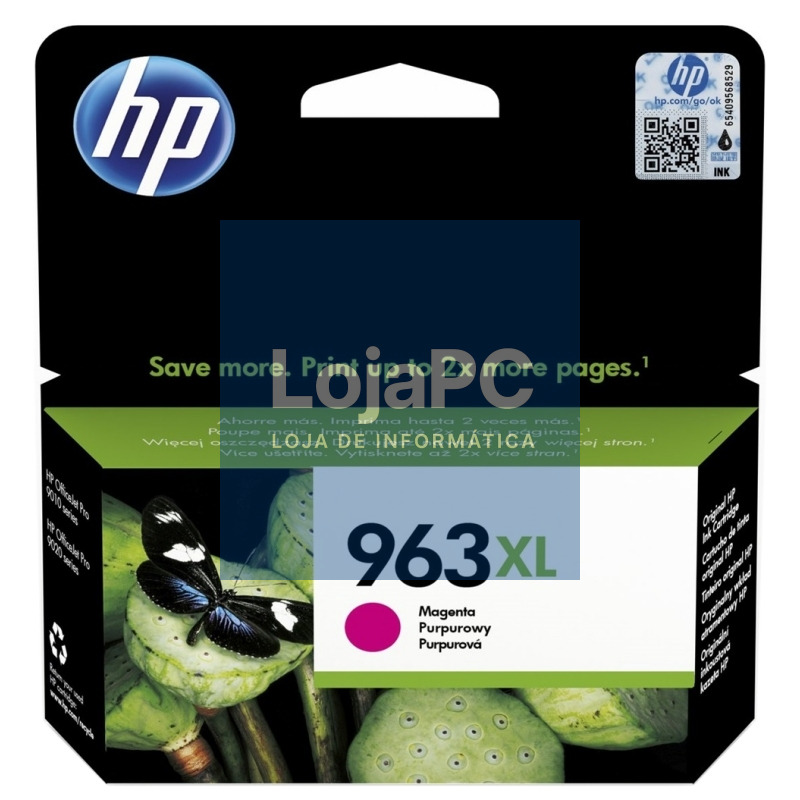 HP Cartucho 963XL Magenta