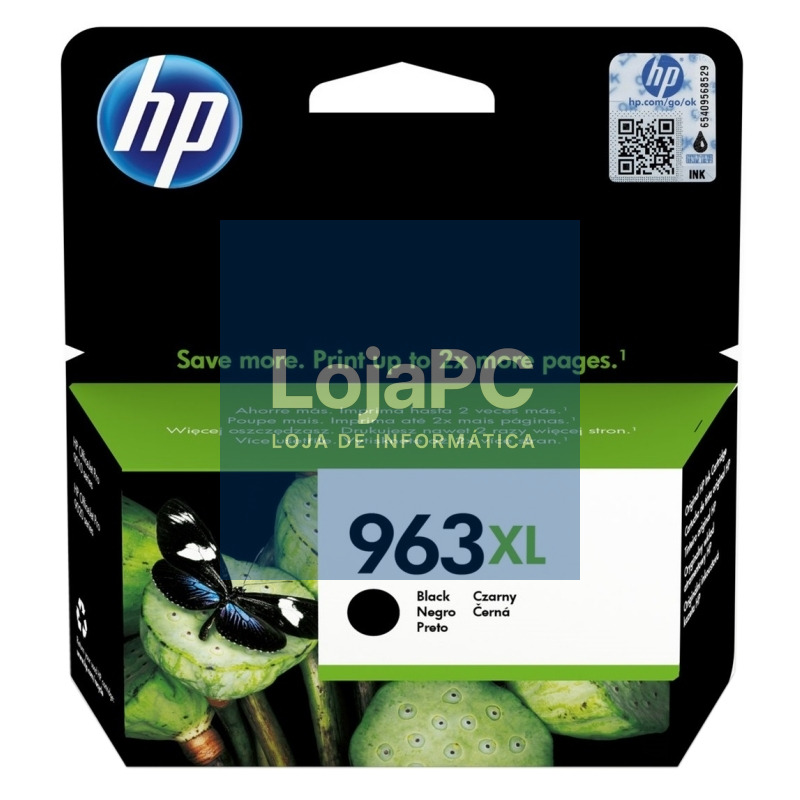 HP Cartucho 963XL Negro