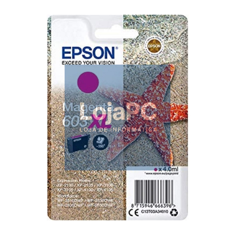 Epson Cartucho 603XL Magenta