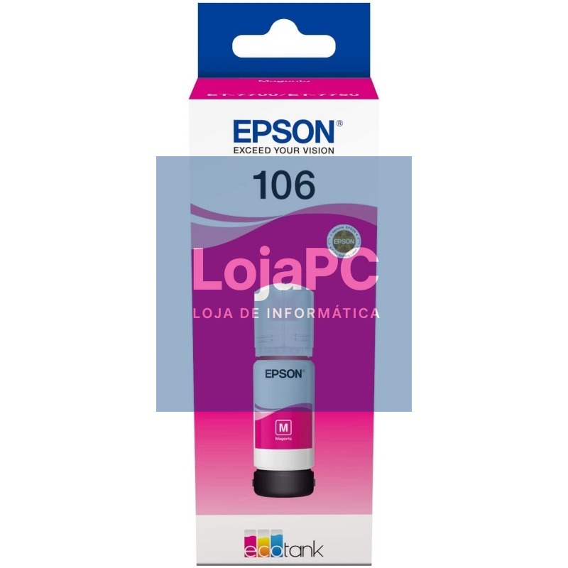 Epson Botella Tinta Ecotank 106 Magenta