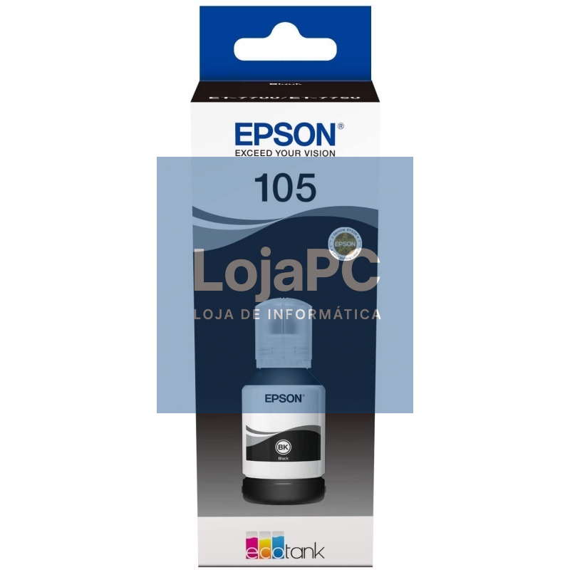 Epson Botella Tinta Ecotank 105 Negro