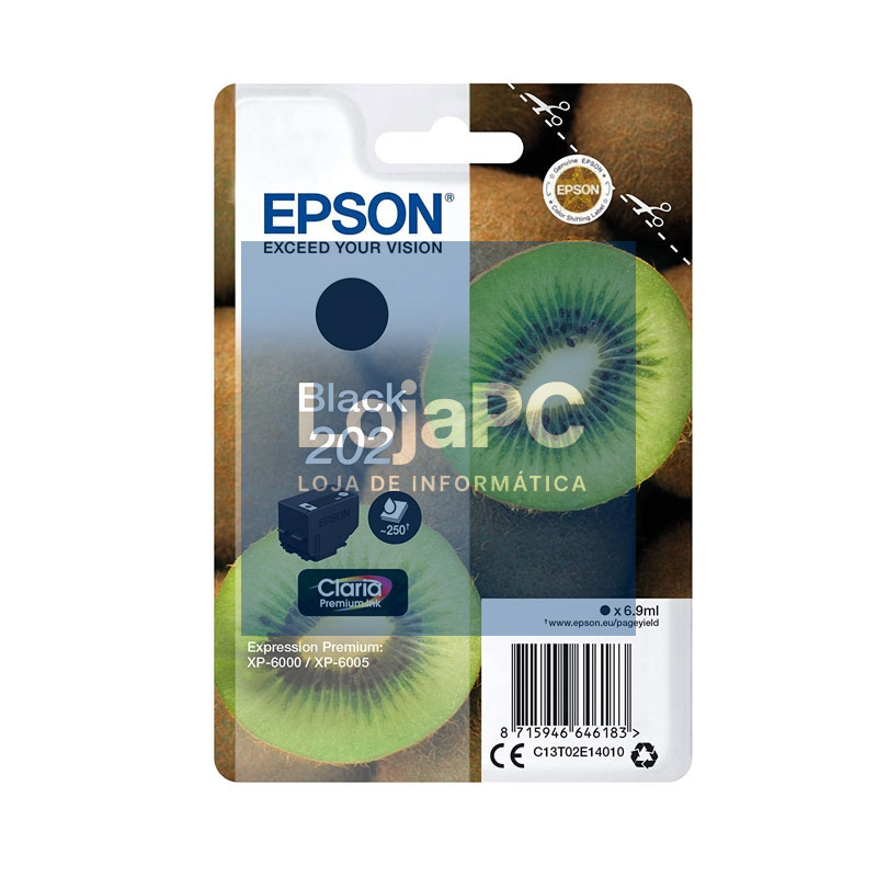 Epson Cartucho 202 Negro