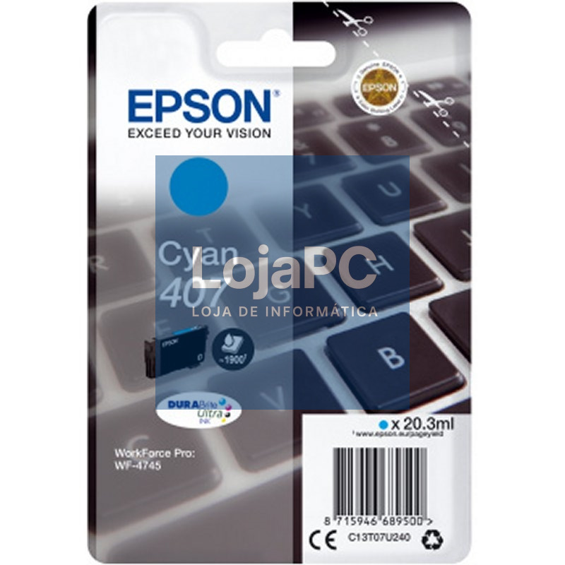 Epson Cartucho WF-4745 Cyan