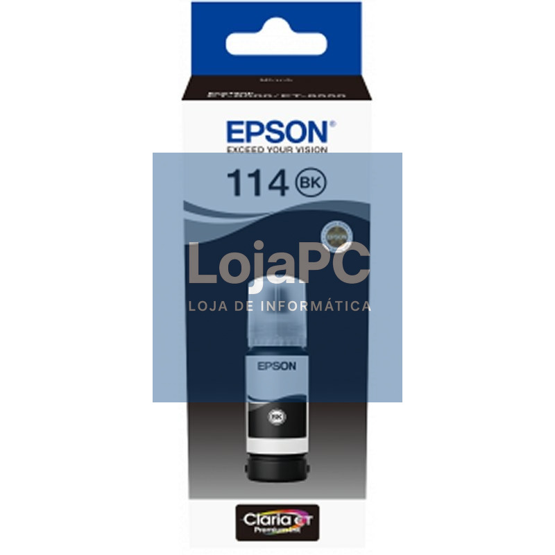 Epson Botella Tinta Ecotank 114 Negro