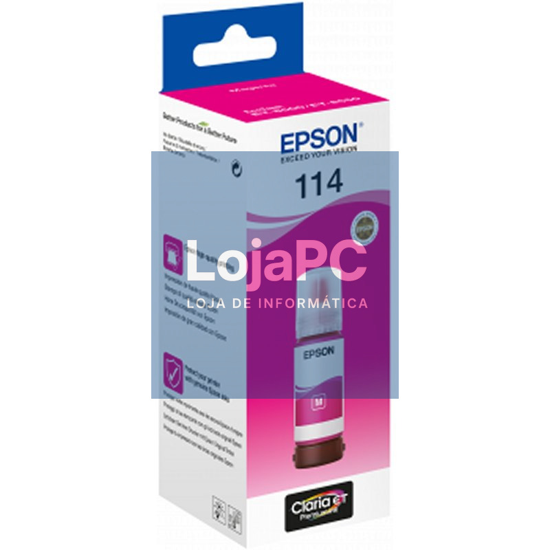 Epson Botella Tinta Ecotank 114 Magenta — imagem 2