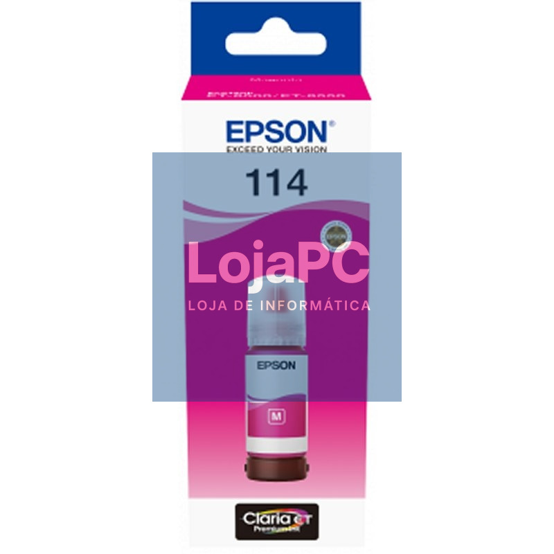 Epson Botella Tinta Ecotank 114 Magenta