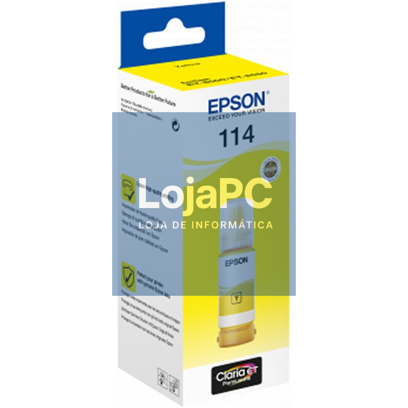 Epson Botella Tinta Ecotank 114 Amarillo — imagem 3