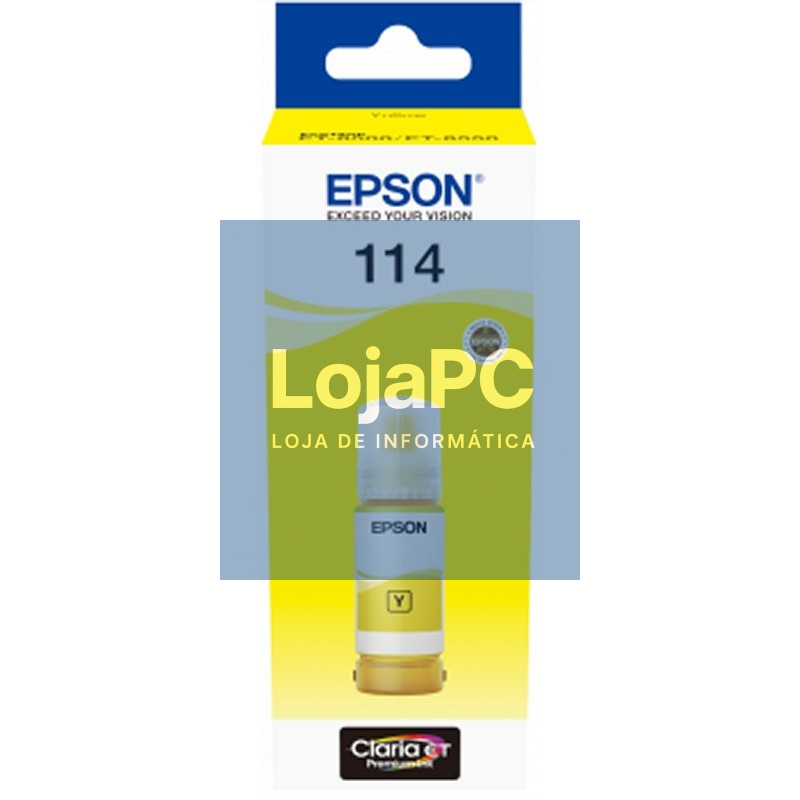 Epson Botella Tinta Ecotank 114 Amarillo