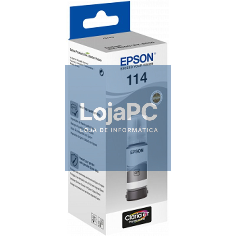 Epson Botella Tinta Ecotank 114 Gris — imagem 3