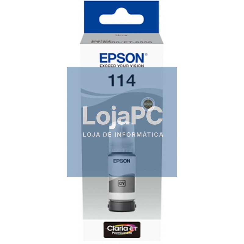 Epson Botella Tinta Ecotank 114 Gris
