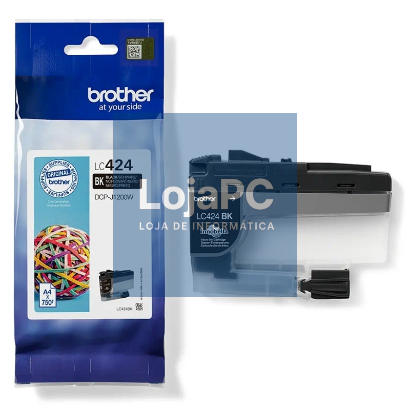 Brother Cartucho LC424BK Negro